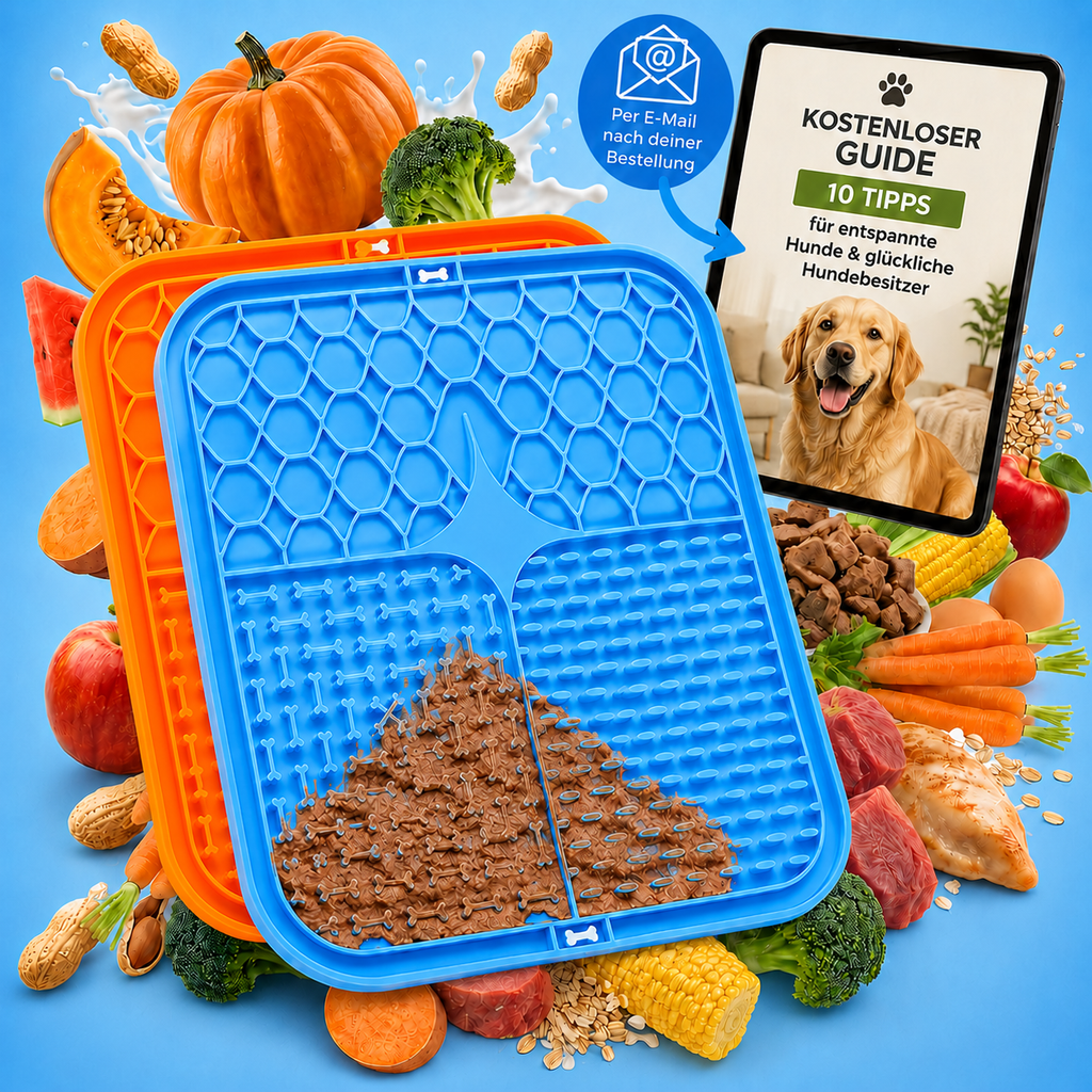 Ruhepfote Schleckmatte für Hunde – Für mehr Ruhe & Beschäftigung